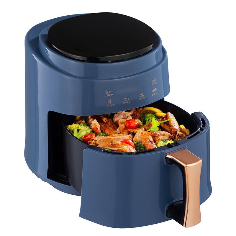 1400W 5L Large Capacity Digital Air Fryer, 1 Piece Multifunctional 360 Degree Rotating Air Fryer, Household Kitchen Appliances For Daily Use, Kitchen Accessories, Smart Air Fryer, Stocking Fillers Gift 8