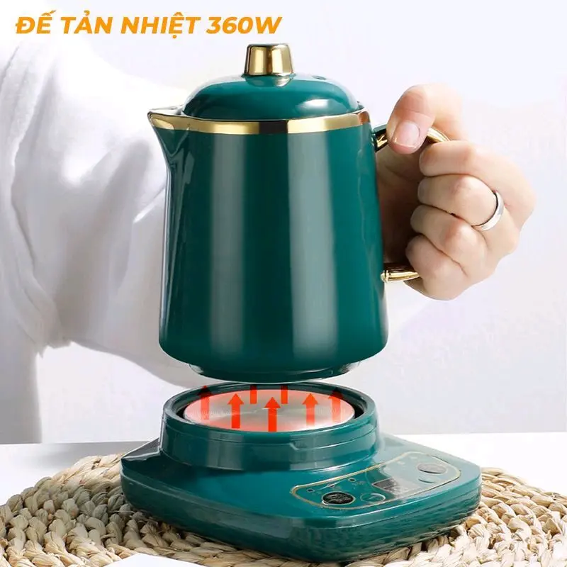 Cốc chưng yến 600ml cốc hầm đa năng nấu chè, nấu cháo , nấu soup , pha trà 7