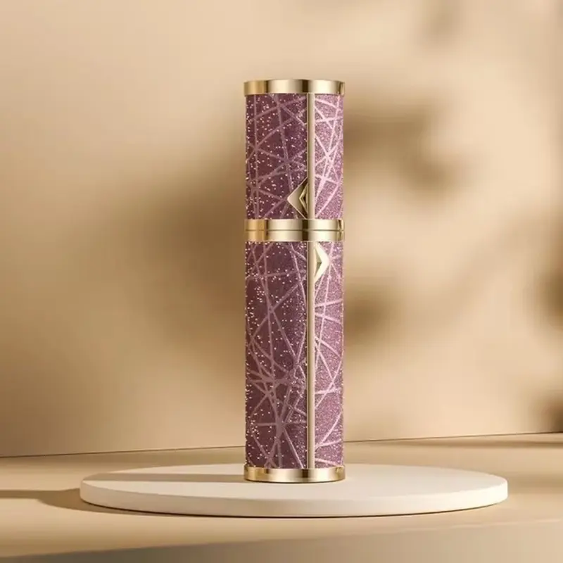 Chai Nước Hoa Bằng Da, Cầm Tay, Chai Xịt Rỗng 5ml, Có Thể Nạp Đáy, Hộp Đựng Mỹ Phẩm, Thích Hợp Đi Du Lịch 3