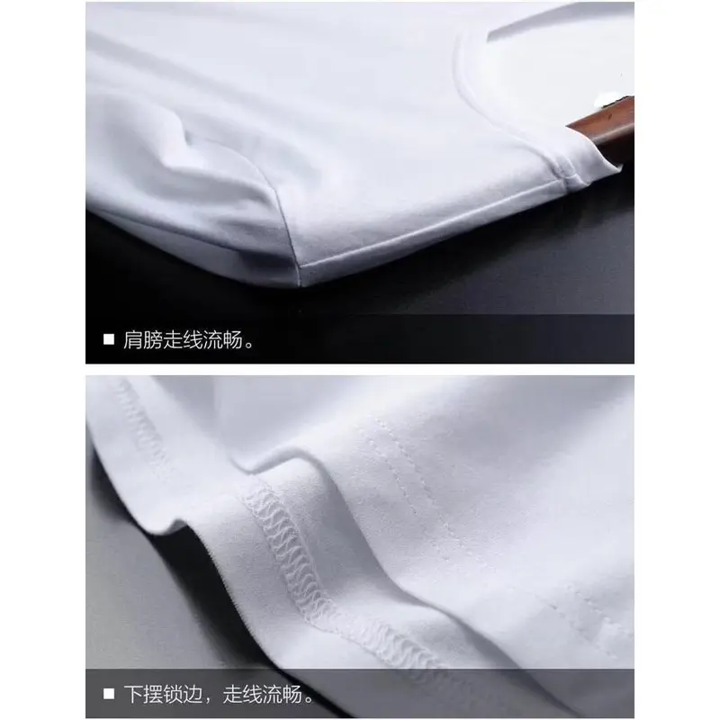 Áo Thun Nam Dài Tay, Thời Trang Thường Ngày Dáng Rộng Vừa Vặn, ZWSzhuaheng 2