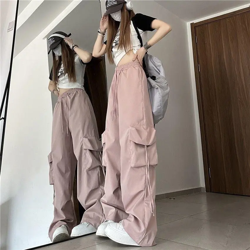 Quần Túi Hộp Cho Nữ, Phong Cách Thời Trang Đường Phố 1 Mảnh Pants Women