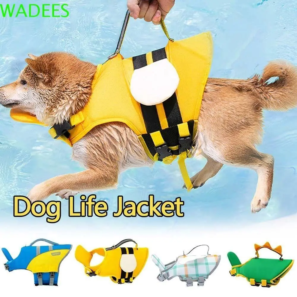 WADEES Life Jacket Summer Safety Float Puppy Reflective For All Pet Dogs Dog Swimming Suit