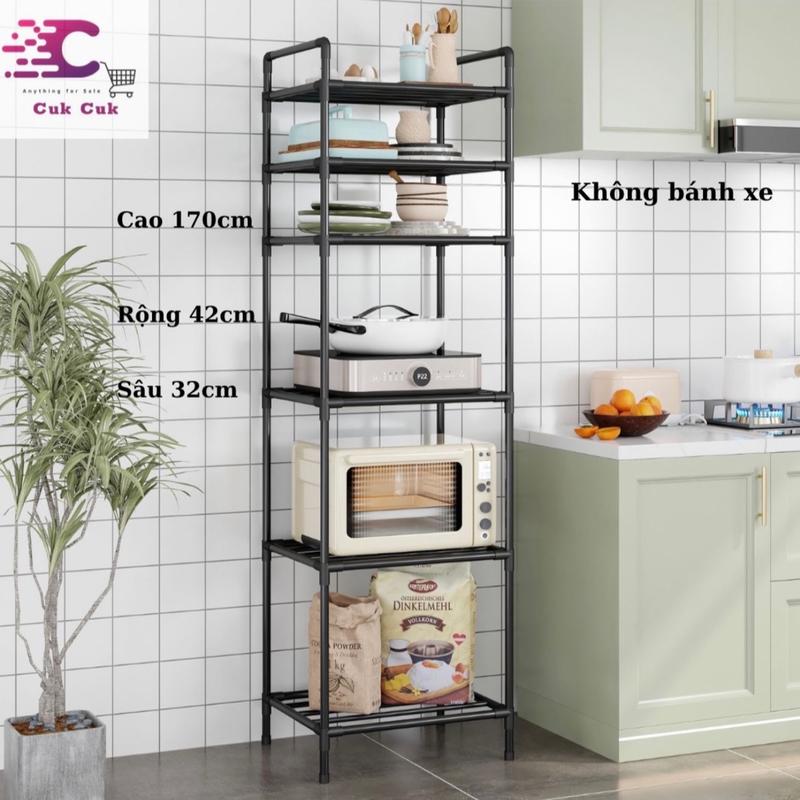 Kệ đa năng 6 tầng, KHÔNG BÁNH XE, chất liệu thép sơn tĩnh điện chống rỉ Kitchen gia dung tien ich