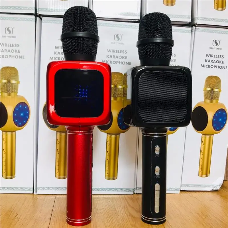 [CFNGJ] (HÀNG CAO CẤP) Micro hát karaoke bluetooth kèm loa 3 in1 YS-61 Mẫu Mới, Micro Hát Karaoke Không Dây SU-YOSD Ys-61 Với Chức Năng Thay Đổi Giọng Nói,Hàng Chuẩn Âm Thanh Chắc To Rõ.(Bảo Hành 12 tháng). 3