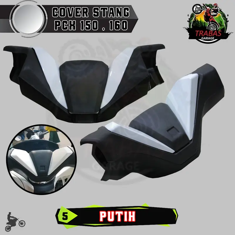 COVER STANG HONDA PCX 150 160 CBU COVER TUTUP STANG PCX150 PCX160 CBU Motor Motorcycle Motor Motorcycle 4