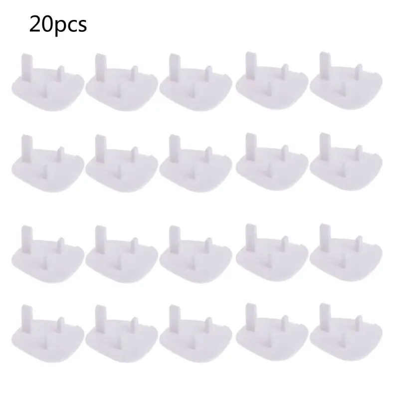 Toz 20pcs/set Plug Socket Covers UK for Baby Proofing Tight Fit Waterproof Wall Socket Protector Set for Indoor Outdoor Use