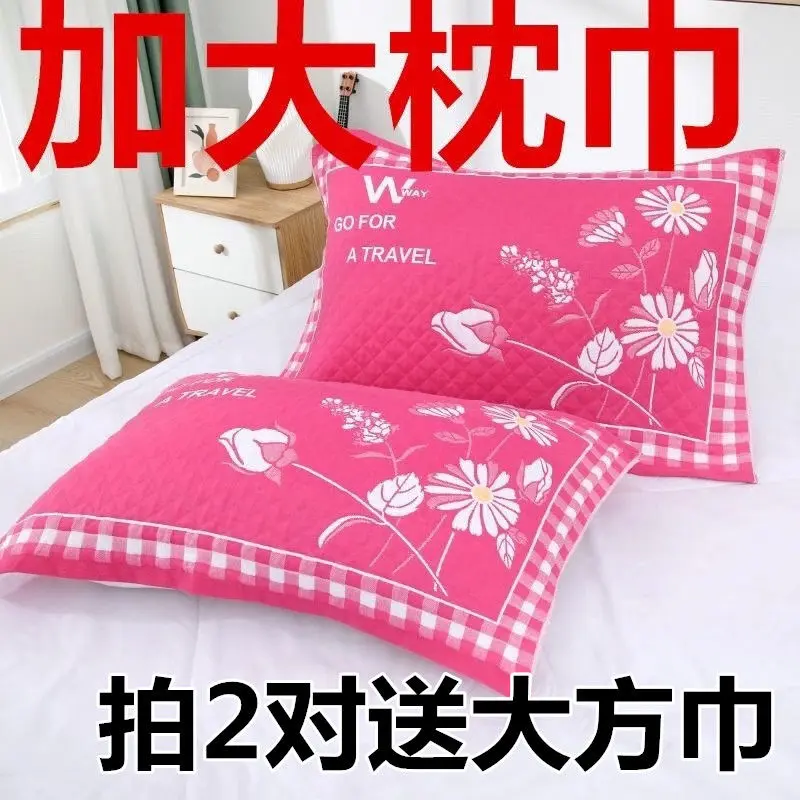 Gói Cặp Khăn Gối, Chống Bụi Bẩn, Dày Dặn, Thẩm Mỹ Cao, Gạc Chống Trượt, Khăn Gối Lớn Đơn, Thoáng Khí, Thấm Hút Mồ Hôi, Hấp Thụ Độ Ẩm, Khách Hàng Lặp Lại 10k