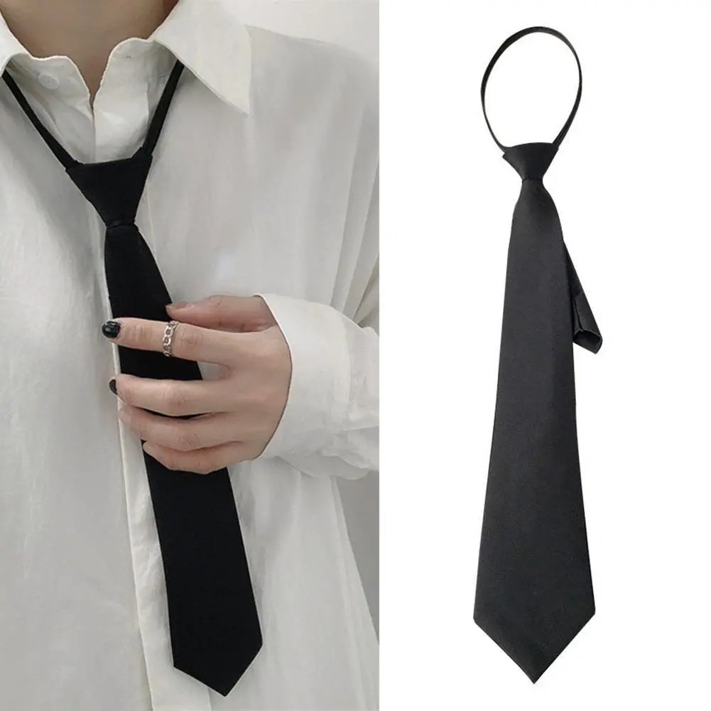 Uniform Shirt Necktie Women College Style JK Plaid Uniform Detachable Collars Removable Ties Apparel Accessories