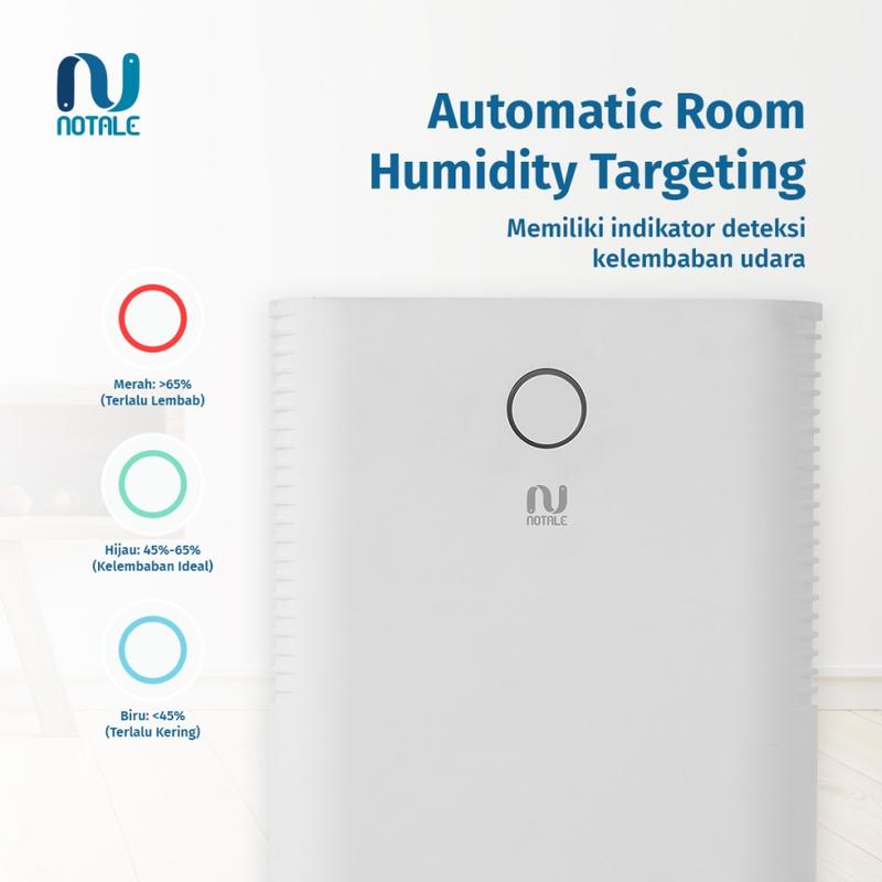 Notale Seco Smart Dehumidifier Serap Kelembapan With Wifi 12L-hari 4