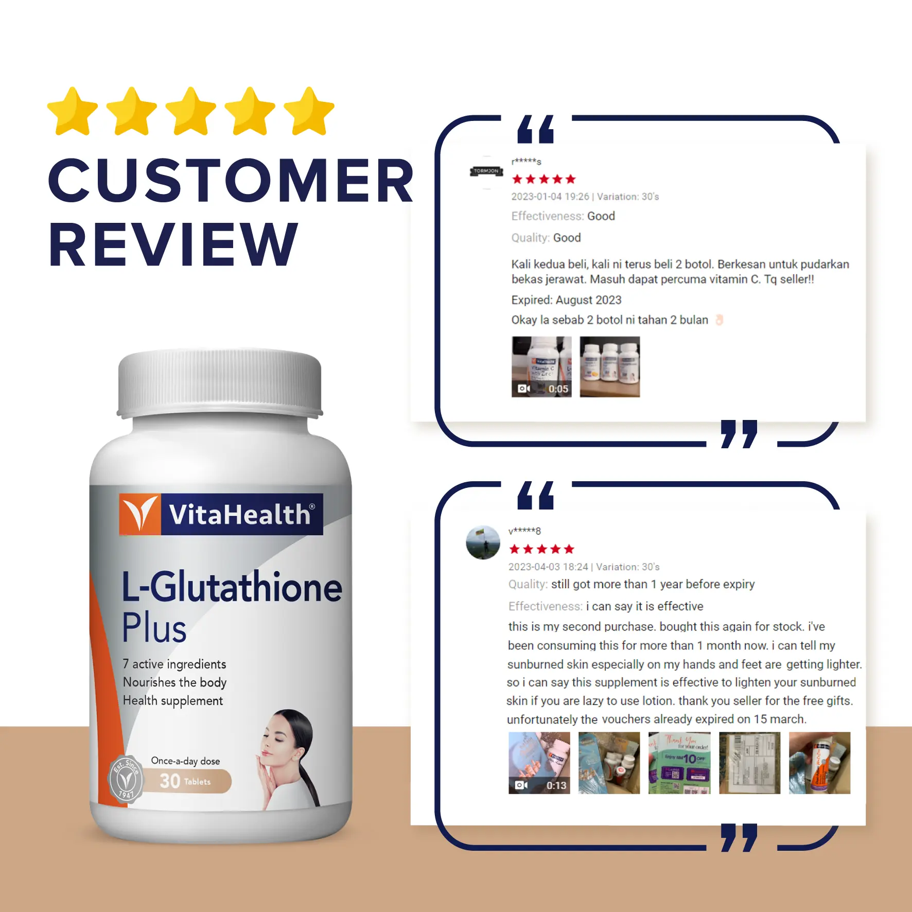 can i use glutathione with vitamin c numbuzin No.5+ Glutathione Vitamin Concentrated Face Serum - Travel Size