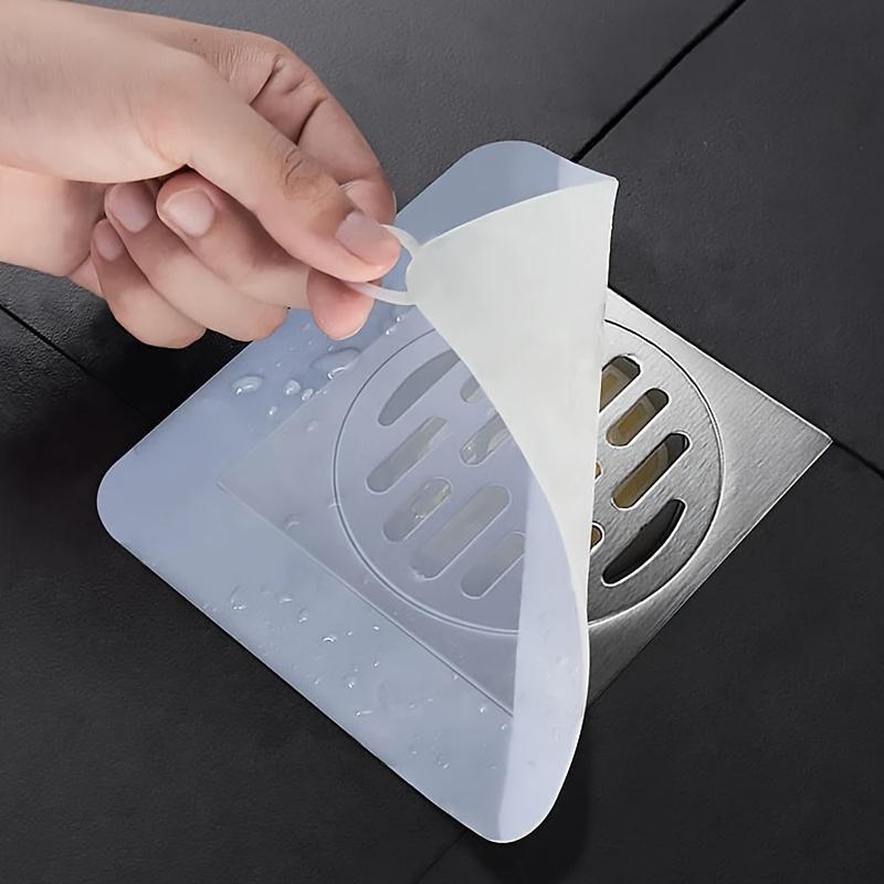 1pc/2pcs/5pcs Thick Silicone Drain Deodorant Cover, Bathroom Deodorant Seal Mat, Household Drain Sink Deodorant Floor Cover, Bathroom Accessorie 1