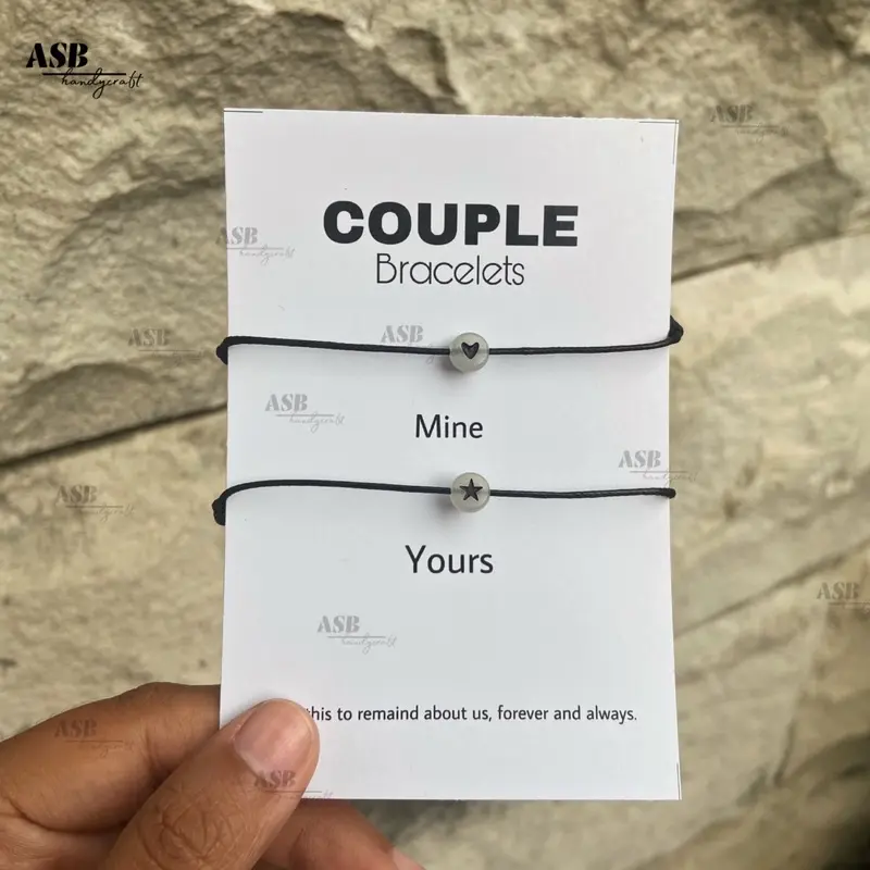 ASB - Mine & Yours Glow In The Dark // Sepasang gelang Couple