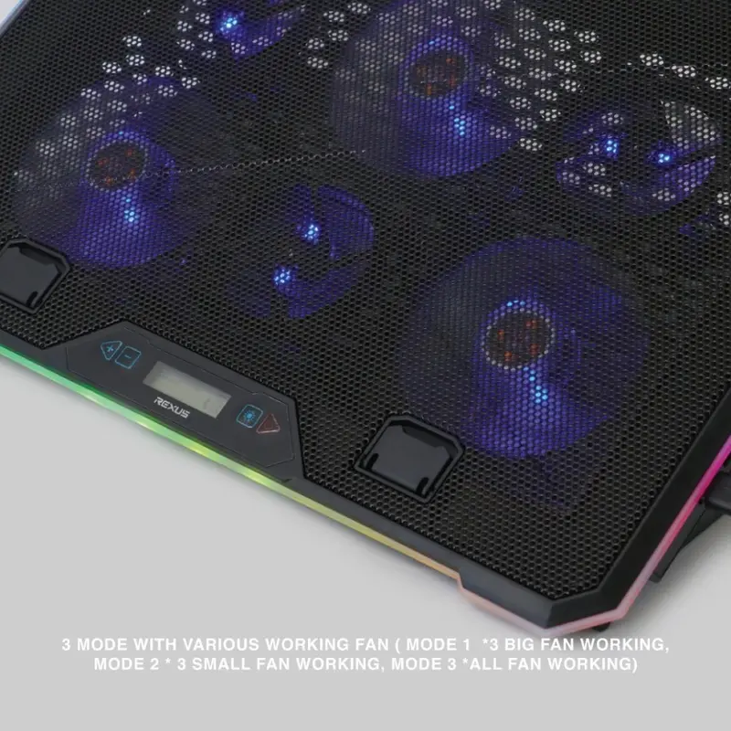 Rexus Breeze B160 Cooling Pad Laptop Fan With RGB 3