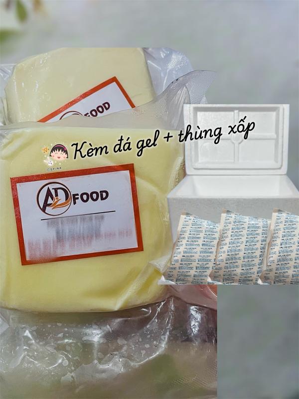 Phô Mai Kéo Sợi Mozzarella Đức 500g Hút Chân Không Kèm Đá Gel và Thùng Xốp Giữ Nhiệt