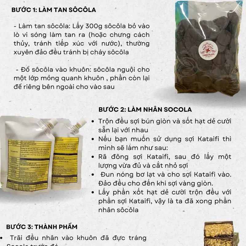 ￼Socola Dubai set nguyên liệu tự làm đơn giản Sô Cô La 8