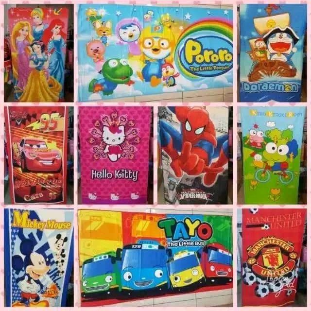 HANDUK MANDI ANAK KARAKTER 70*140 0