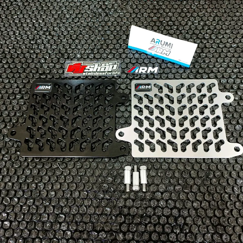 Cover radiator ARM full cnc pcx adv vario 125 / 150 / 160 nmax aerox pattern design cyber arumi motoparts engine motorcycle Probolt 4