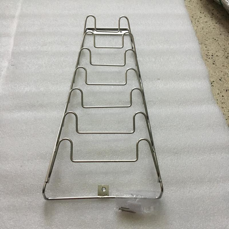 Kệ nắp vung xoong nồi inox 304 loại 7 nắp 9 nắp DHome giá treo nắp nồi chất liệu inox Chuẩn 304