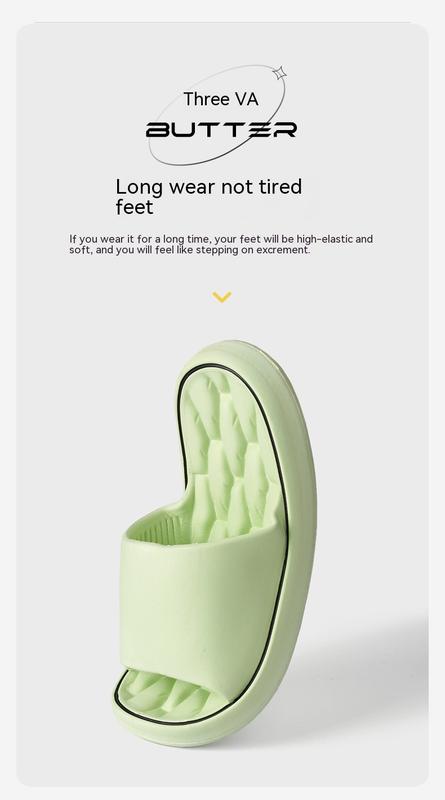 Product Introduction of Bathroom Water Seepage Super Soft Sole Home Slippers Women Cloud Slippers Eva Indoor Sandals Non-Slip Flip Flop Men Slippers 3
