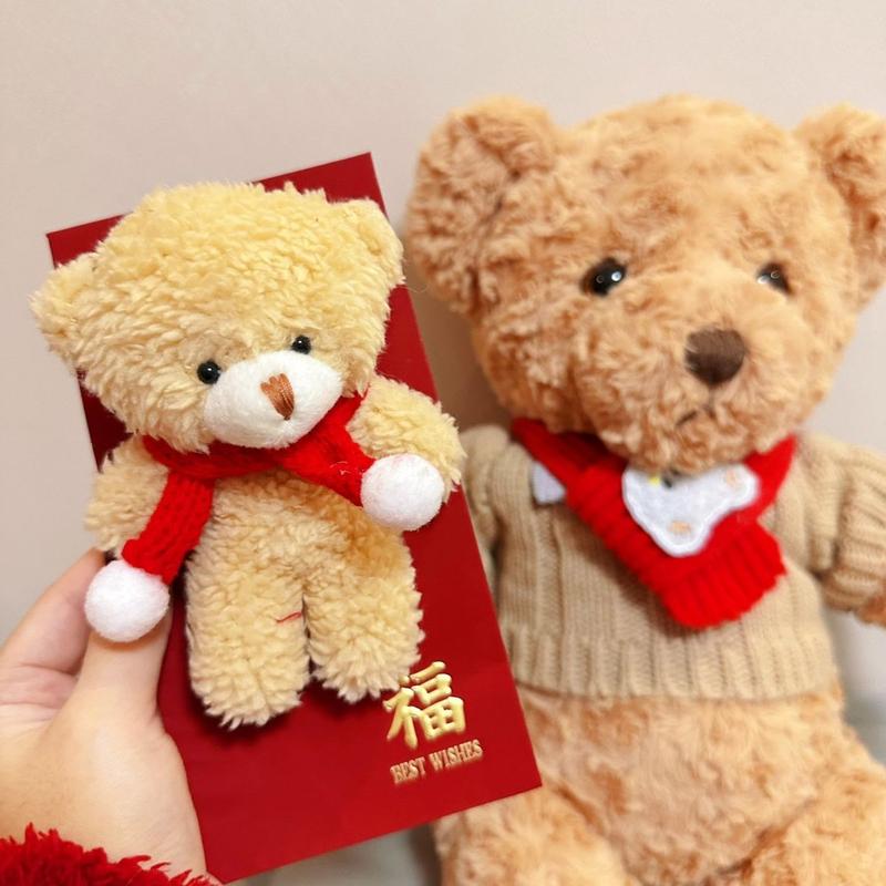 Product Introduction of [Creative gift] New Year red envelope 3d three-dimensional large bear doll children snake Year blessing Chinese New Year pressure Year package is a gift 5