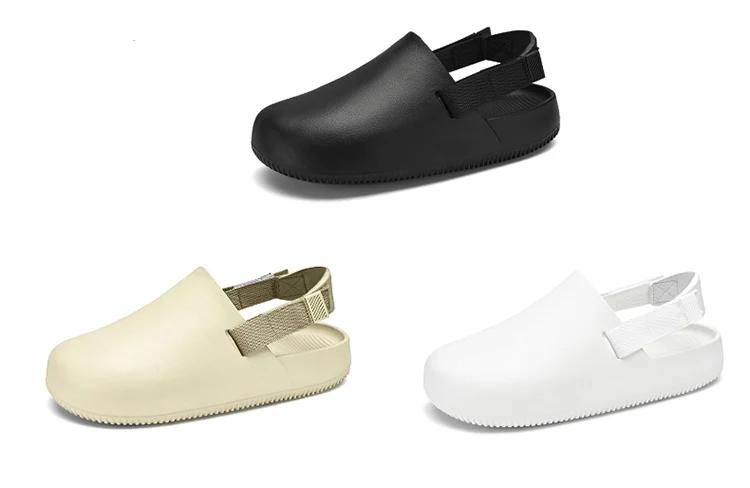 Product Introduction of Summer Men Platform Slippers Casual Outdoor Sandals EVA Slides Flip-Flops Beach Sandals Garden Shoes Comfortable Slippers Male 22