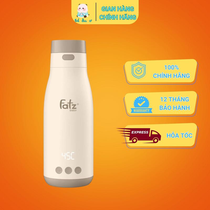 Bình đun và hâm nước pha sữa di động fatzbaby MINI SMART 3 FB3621FD bình giữ nhiệt pha sữa cho bé 70 độ C binh ham nuoc phasua