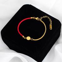 Gambar Gelang Titanium Anti Karat Anti Luntur Korea Gantungan Tag Fu Dua Lapis Sederhana Untuk Pemakaian Sehari-Hari - Gold dari STOPEREL Kota Bekasi 2 Tokopedia