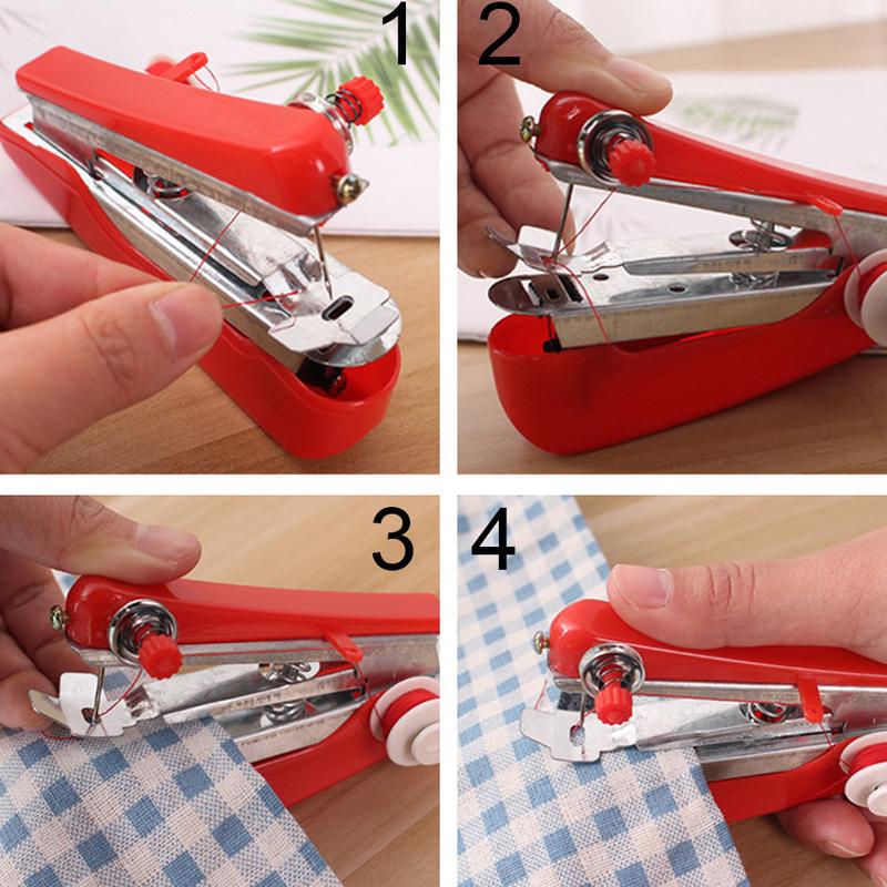 Máy May Mini Cầm Tay Cho Quần Áo Ngoài Trời, Khâu Vải Thủ Công, Tự Làm 3
