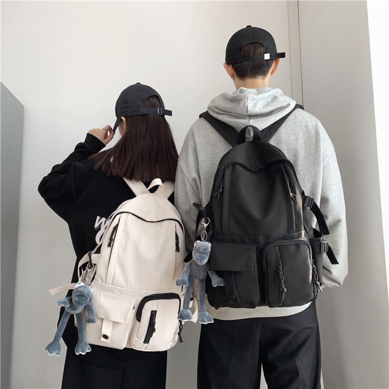 Balo nam nữ vải dù mịn ulzzang đi học thời trang nhiều ngăn đựng laptop 15.6 inch BL10