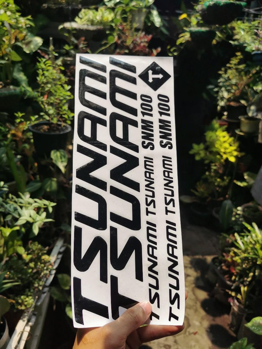 Tsunami snm 100 vinyl decals /sticker waterproof - TikTok Shop Philippines