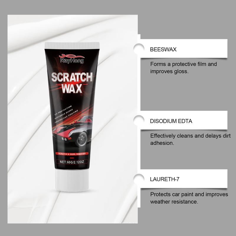 Product Introduction of Rayhong Car Paint Polishing Wax Car Paint Care Polishing Waxing Paint Surface Scratch Renovation Care #1245 11