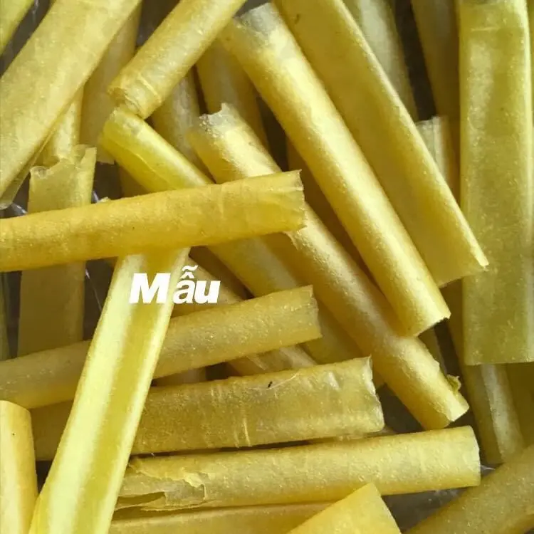 Ram vàng cuộn ống bịch 300gram - Snack Ăn Vặt Thức Ăn 3