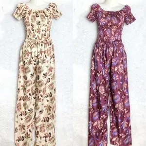 Jumpsuit Panjang Sabrina Kerut Dewasa Rayon