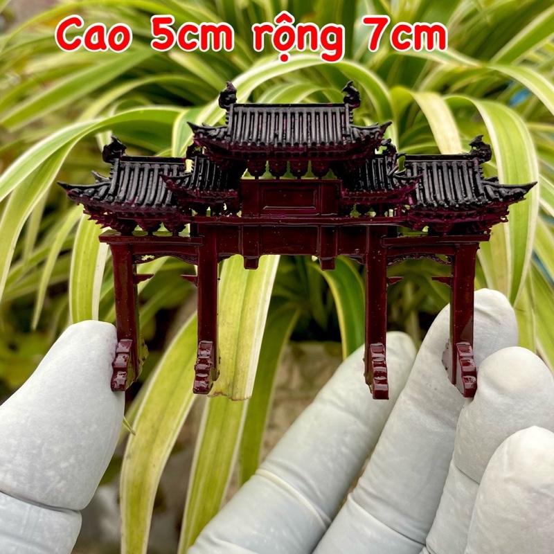Cổng tam quan tiểu cảnh 3d resin 0