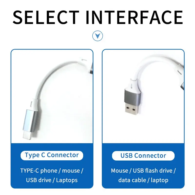 LEVINO USB HUB Type C / USB A Hub High Speed USB 3.0 Adapter to 4 Port Multi Splitter USB 3.0 Hub Otg Splitter For PC/Android/IOS 4