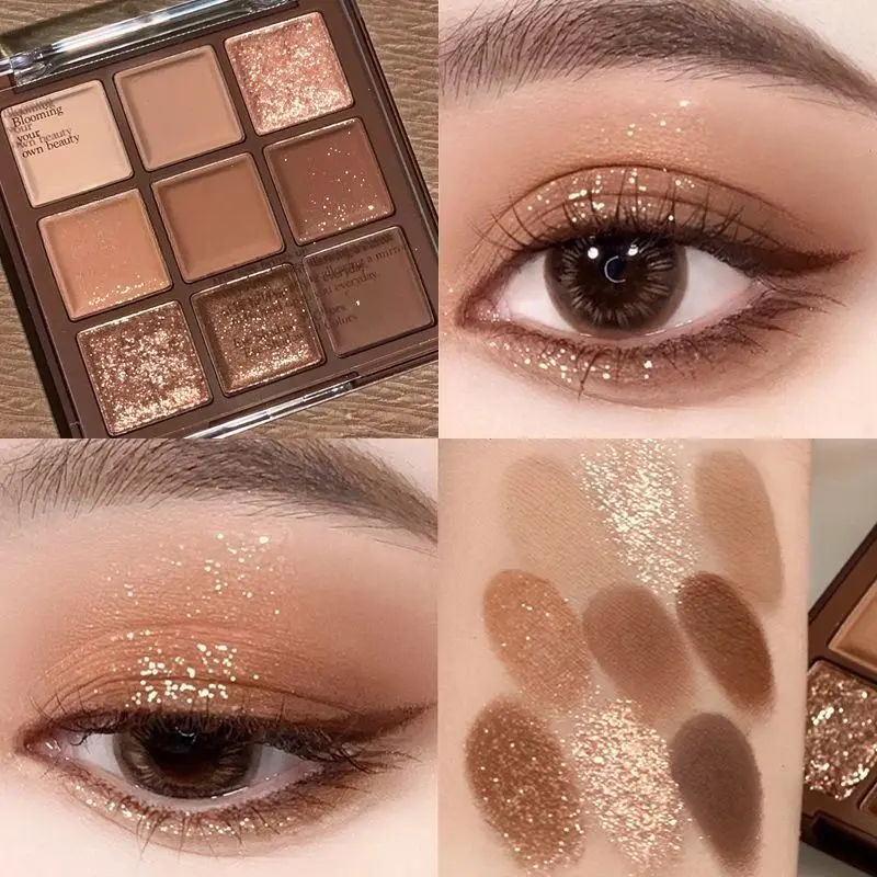 Bảng Phấn Mắt Mocha Sô Cô La, Dòng Màu Đất, Lớp Hoàn Thiện Lì Cam, Nâu Và Cà Phê, Ngọc Trai Lung Linh Chín Màu, Hàng Mới Về 2023, Hàng Thật, Bộ Sưu Tập Người [4112]