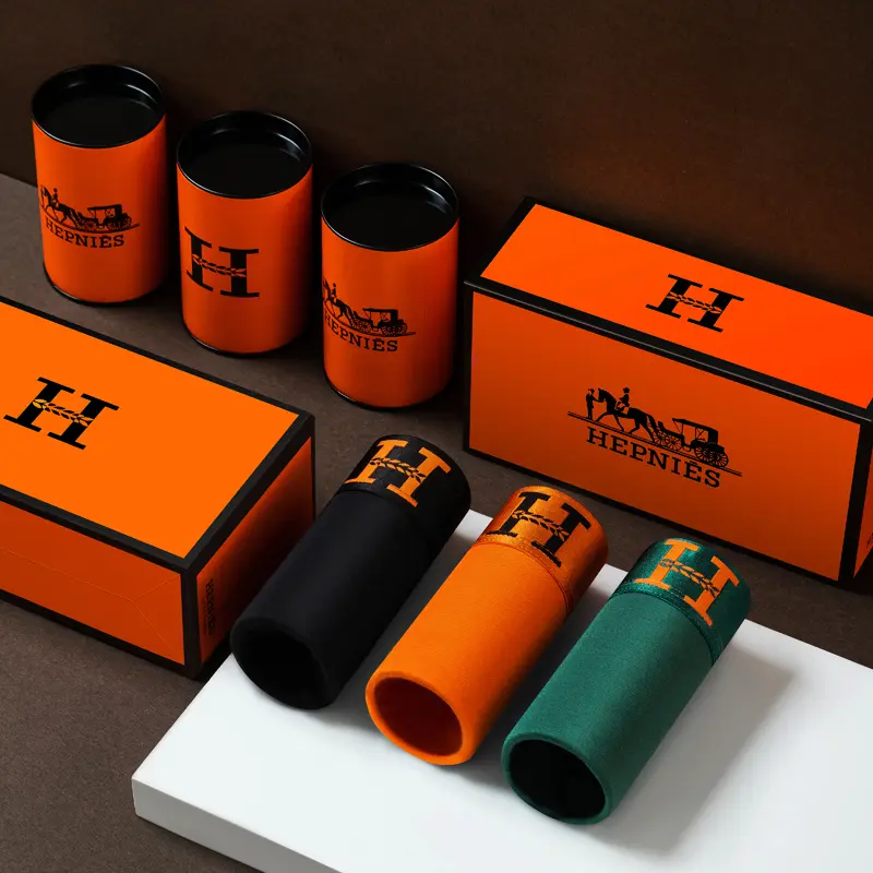 [HEPNIES ISI 3PCS kemasan plastik ziplock] Celana dalam boxer pria kemasan menarik, sejuk, antibakteri, elastis, berbahan modal dan desain trendy 5
