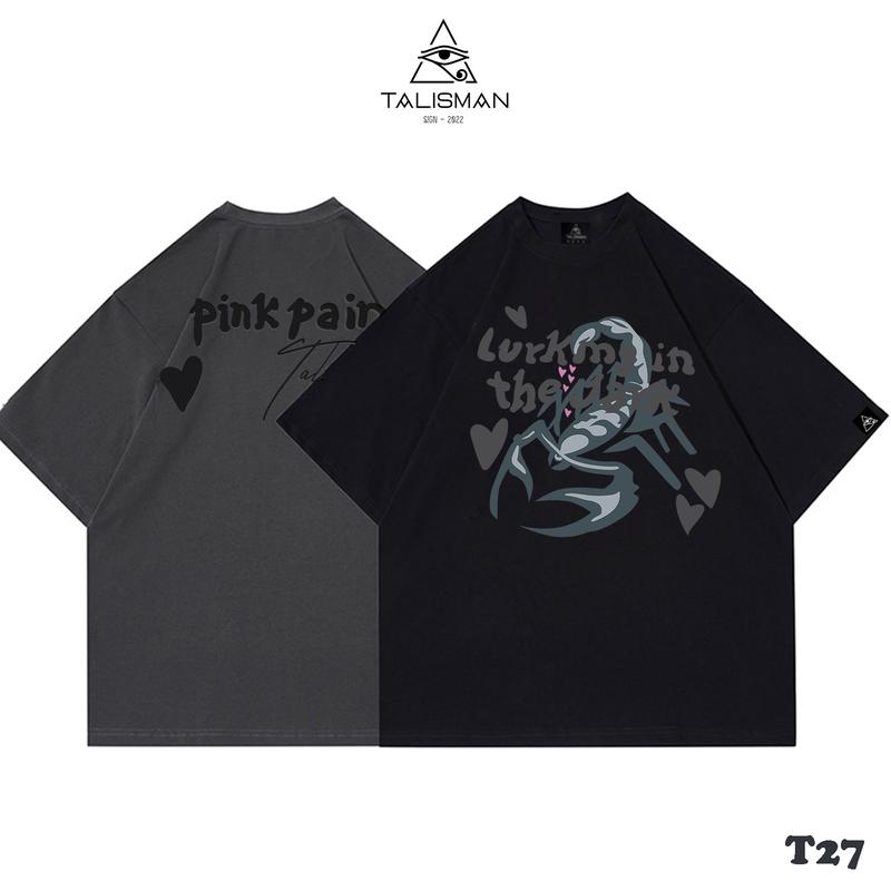  Áo Thun Tay lỡ TalismanVN áo thun in Bọ Cạp T27 