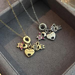 Kalung Gabungan Perjalanan Angkasa, Jualan Panas, Untuk Wanita, Rekaan Unik dengan Rasa Kemewahan, Serba guna, Barang Kemas Diperibadikan Jewelry Necklaces amman  thali  set lustful  jewelry