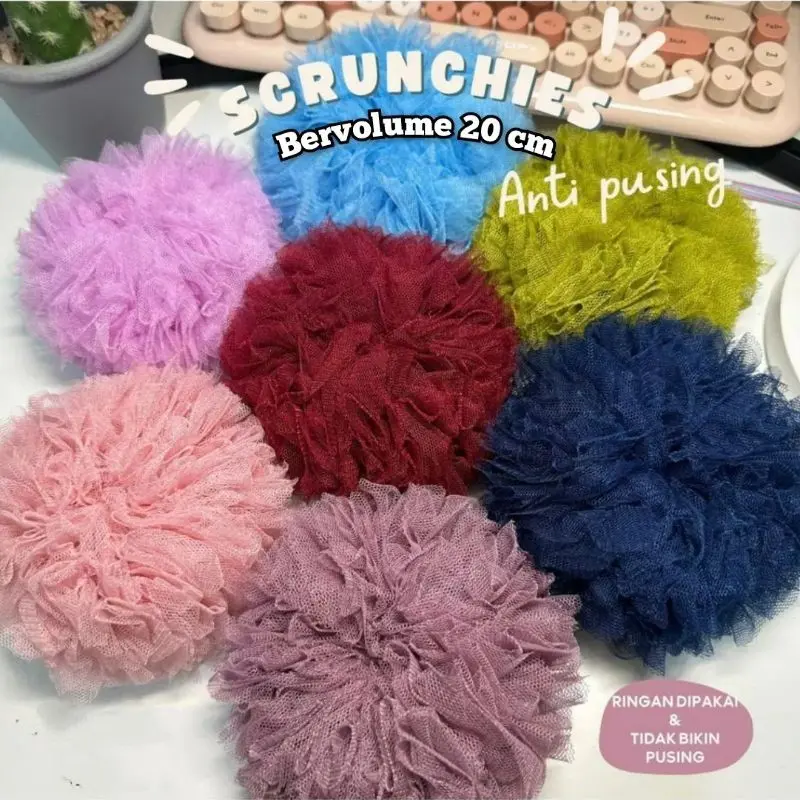 PROMO Cepol tile VIRAL/SCRUNCHIE TILE BESAR 20 CM bahan tile premium gresd A 7