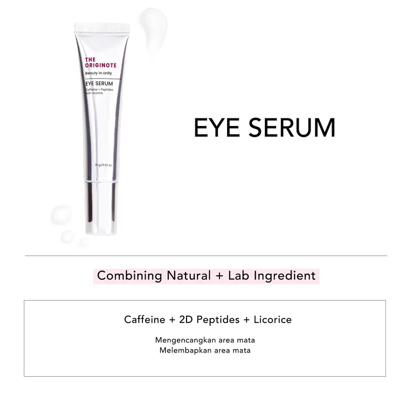 The Originote Eye Serum - Perawatan Mata Membantu Memudarkan Kerutan Mata 2