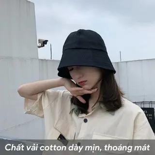 Mũ bucket trơn  Nón tai bèo vành cụp trơn nhiều màu sắc Ulzzang form unisex nam nữ - A001