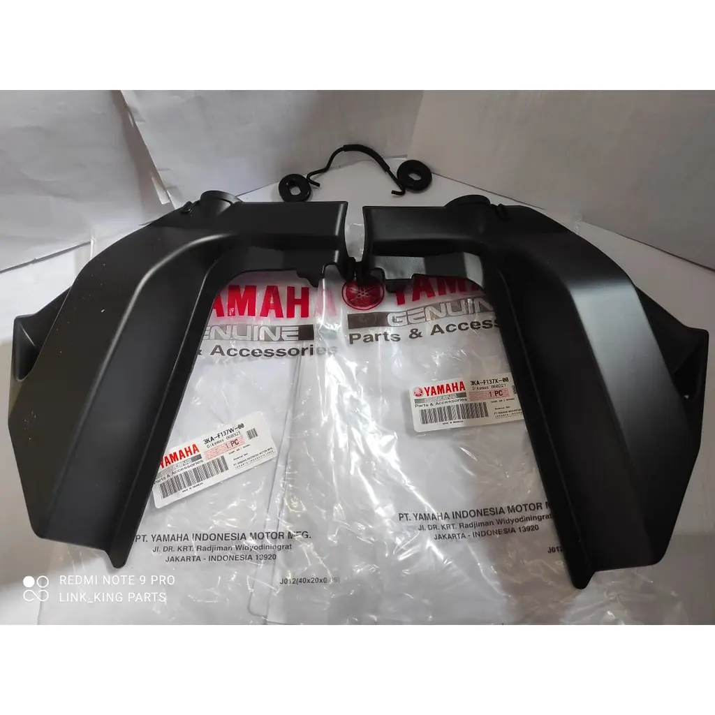 AIR SCOOP SET RX KING NEW KAWAT + KARET BODY DUA PCS YAMAHA PART ORI