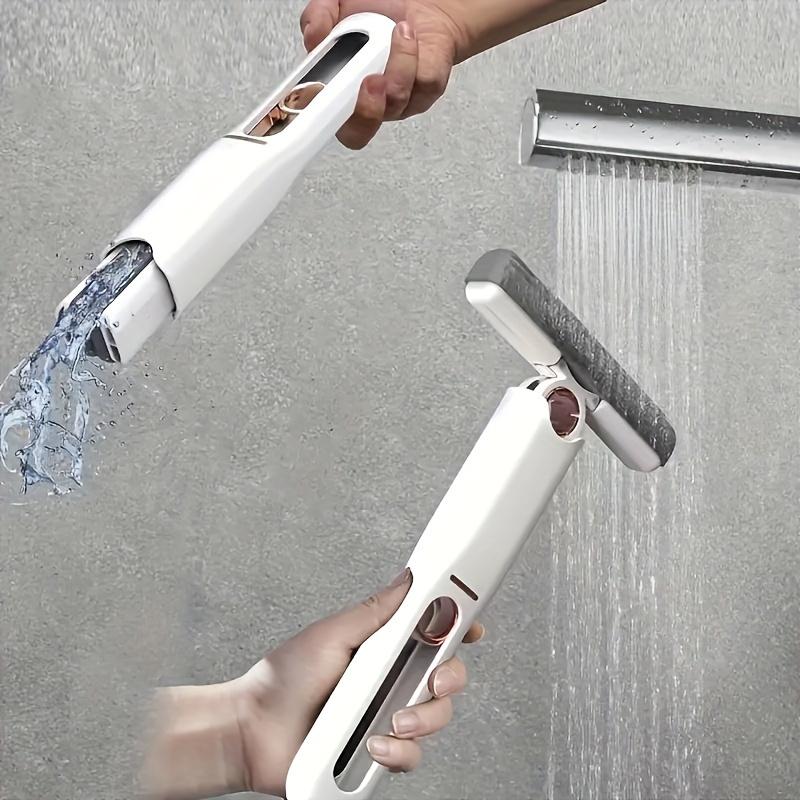 Product Introduction of Portable mini mop, self-squeezing sponge mop, lazy hands-free household mini desktop car glass cleaning mop 12