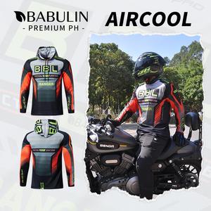 BABULIN Quick-Dry Mesh Long Sleeve AIRCOOL Hoodie breathable UV Protection outdoor Sports training