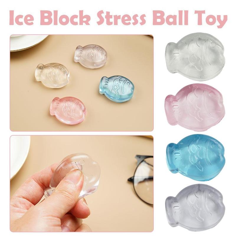 Product Introduction of Đồ Chơi Thư Giãn, Đồ Chơi Squishy Mini, Khối Băng Mochi, Đồ Chơi Căng Thẳng, Đồ Chơi Cá Căng Thẳng Kawaii, Trong Suốt, Hàng Mới Về, H4K6 40