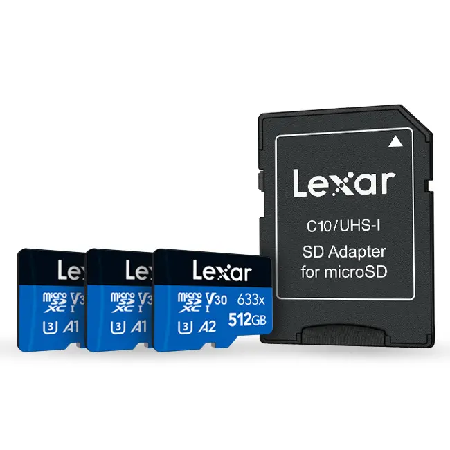 Thẻ nhớ MicroSDHC Lexar 633X 100MB