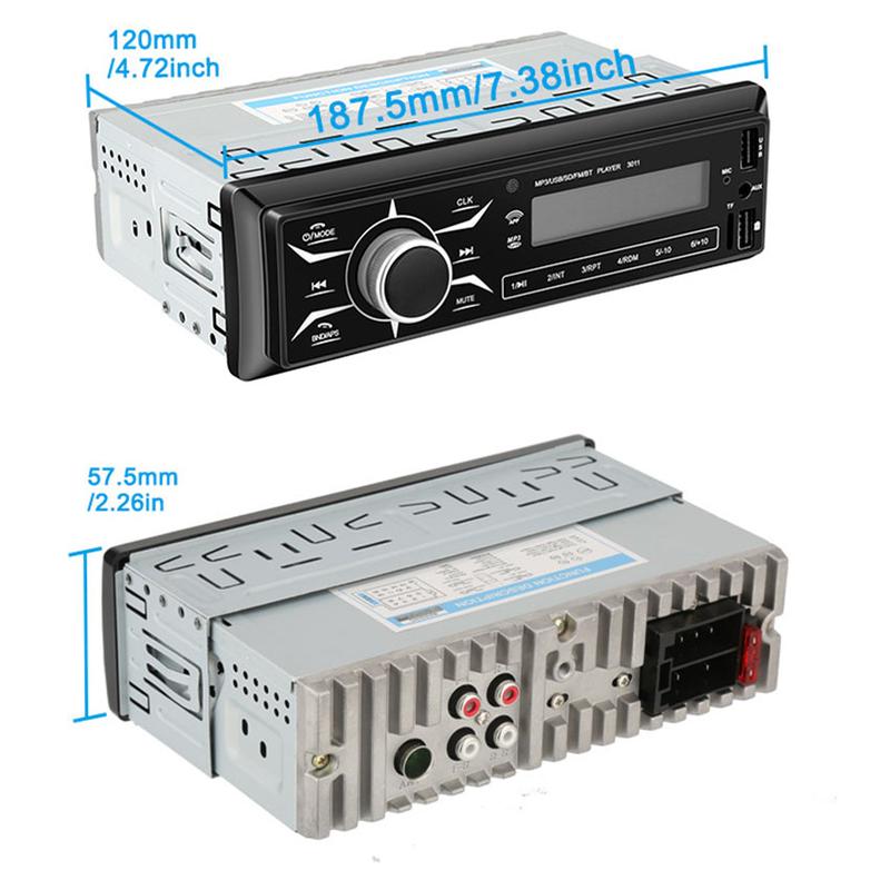 Máy nghe nhạc Bluetooth, Đài FM, máy nghe nhạc MP3 tích hợp cổng sạc USB - Mã 3009 Earphone