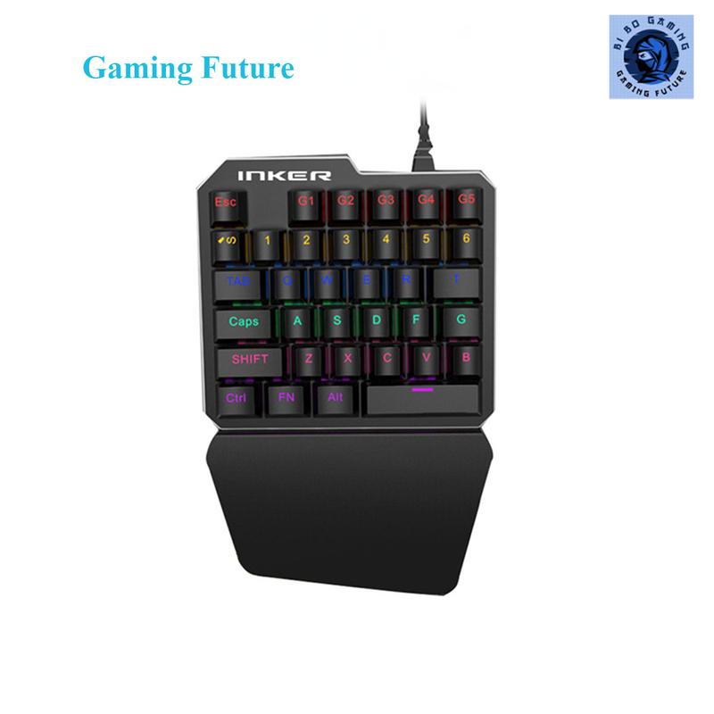 Bàn phím chơi game K9 phím cơ Blue Switch Led 7 màu với 8 chế độ Led chơi game trên máy tính và điện thoại gaming  gear chuột  gaming ban  phim bàn  phím