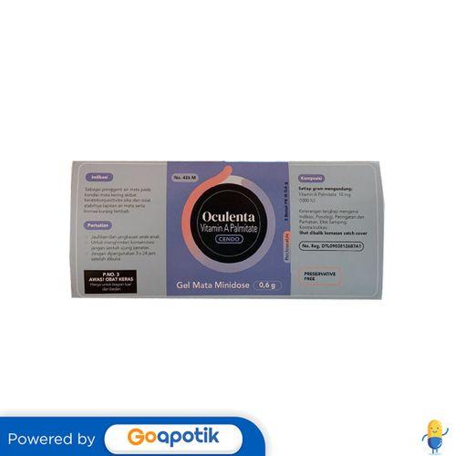 Gambar CENDO OCULENTA EYE GEL 5 X 0.6 GRAM MINIDOSE dari APOTEK CIPTO TL G by GoApotik Kota Administrasi Jakarta Utara Tokopedia